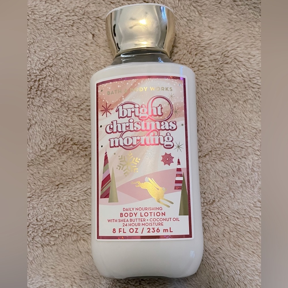 RARE! NLA! Bath and body works Bright Christmas morning nourishing body lotion